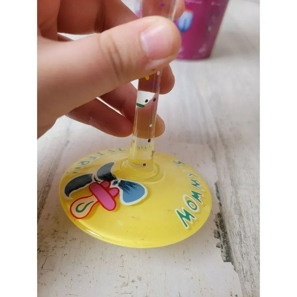 Lolita new‎ mommy wine glass baby parent mom drinkware